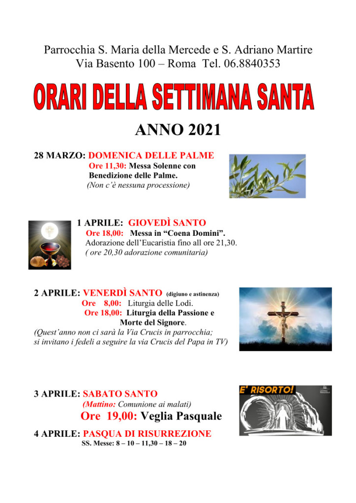 Pasqua 2021